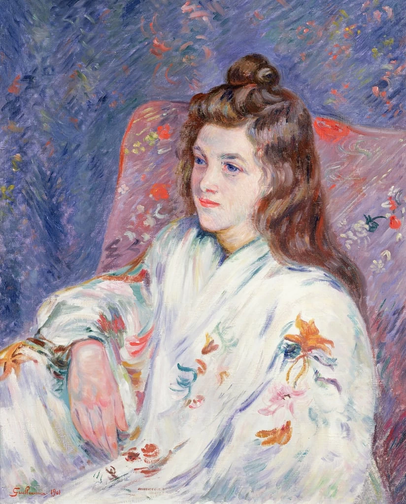 Ritratto della signora Guillaumin in un kimono, 1901